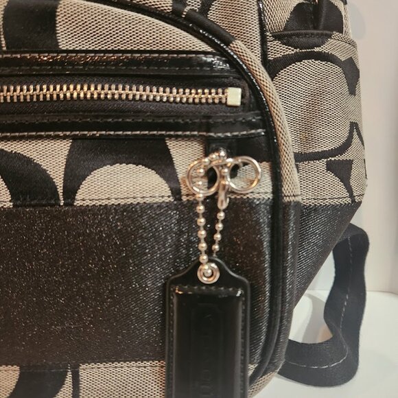 Coach Bags | Coach Backpack | Color: Signature C Print Black and Gray | Size: OS main image 5